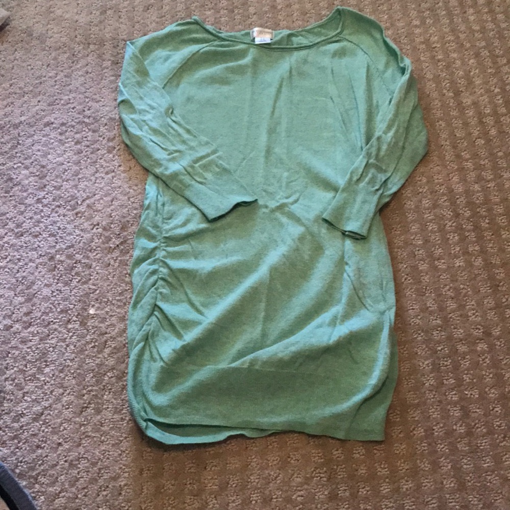 Lightweight Mint Colored Maternity Sweater